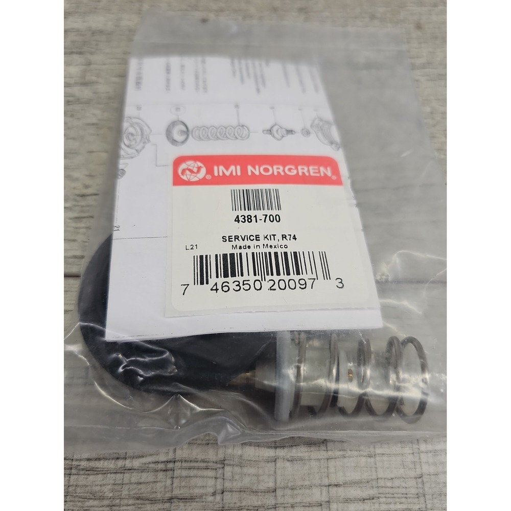Norgren 4381-700 Regulator Rebuild Kit R74 Series New Old Stock